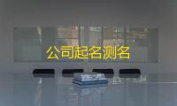 公司起名测名